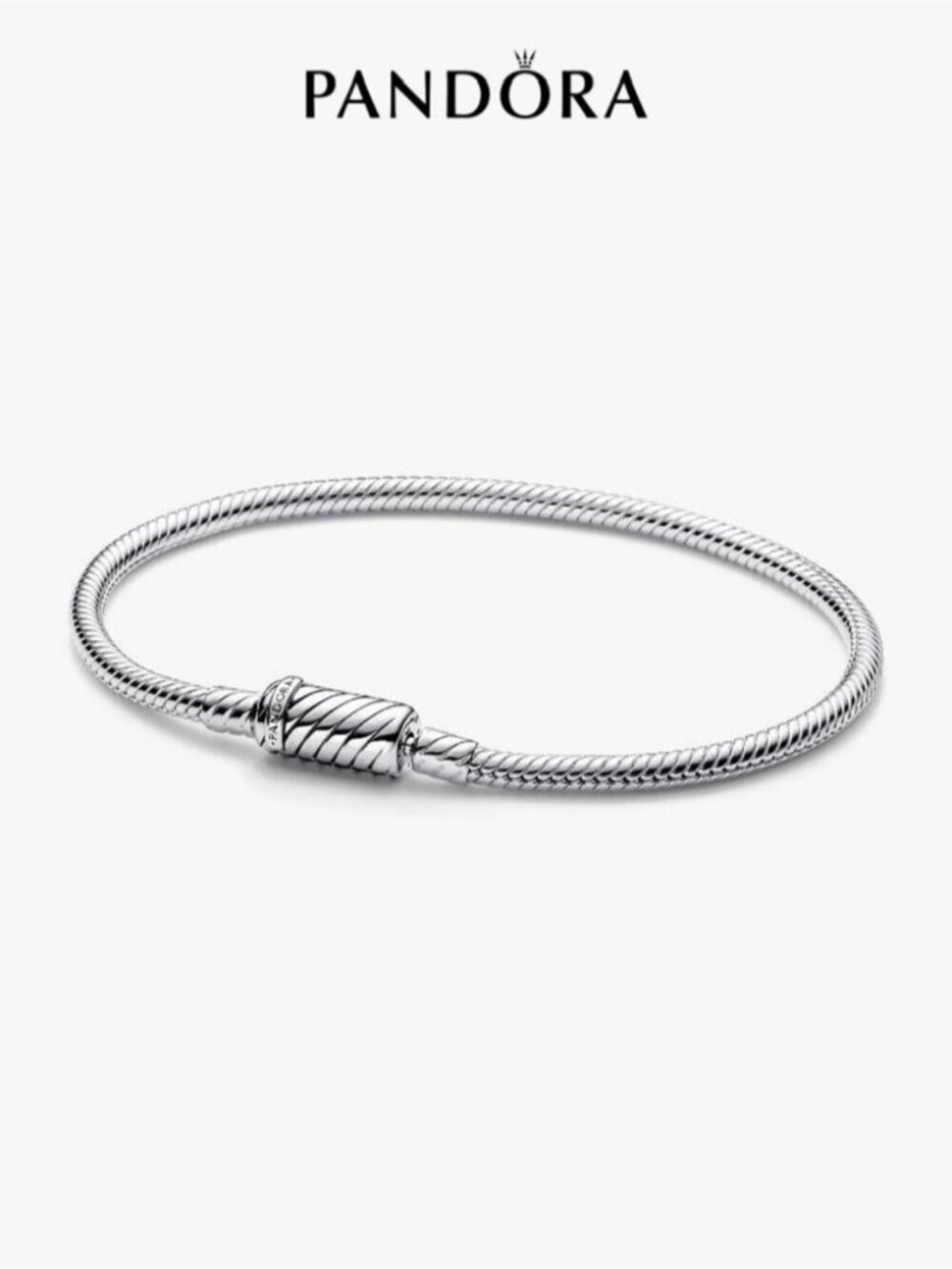 Pandora Easy-Close Magnetic Clasp Snake Chain Bracelet